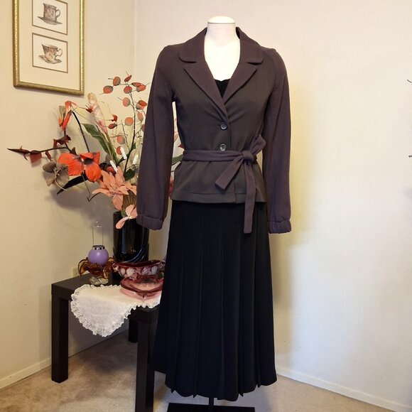 NWT Stills Women’s Brown Blazer Jacket Chic Lightweight Fall Winter Size 36 - Picture 8 of 14